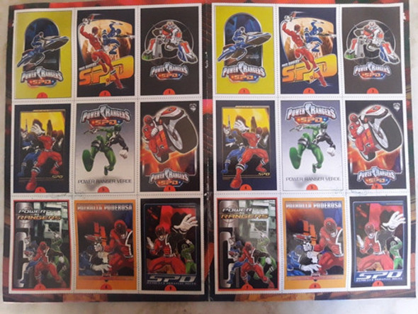 Cards Power Rangers, Plantilla 0