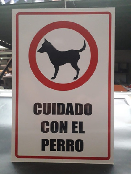 Sticker Vinilo Adhesivo Cuidado Perro 0