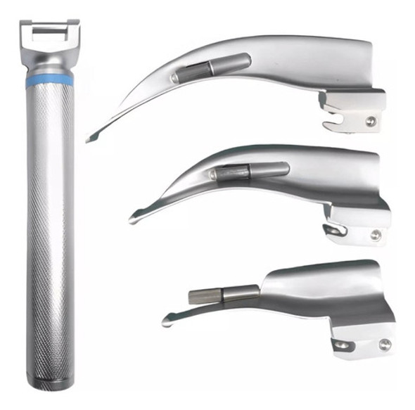 Kit Laringoscópio 3 Lâminas Infantil - Social Instrumentos. 0 Kit Laringoscópio 3 Lâminas Infantil - Social Instrumentos. 0