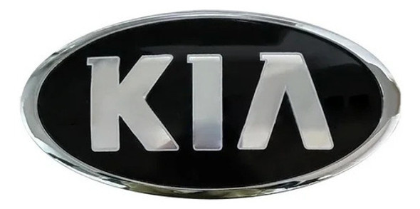 Emblema Insignia Óvalo Kia 11,5x5,8cm 0