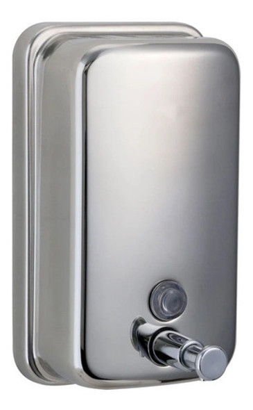 Dispensador Inox De Jabón Líquido Capacidad 1 Lt De Pared 0