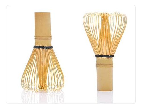 Batidor Té Matcha Bambú Orgánico Dorado Hecho Mano. Japones. 1
