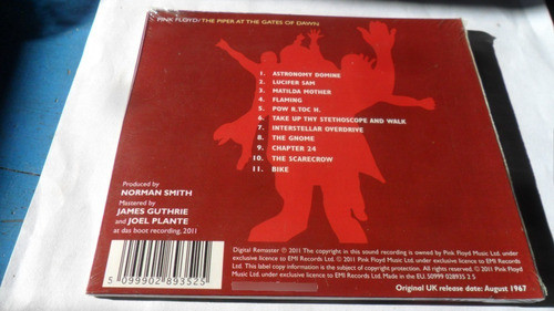 Cd  Pink Floyd- The Piper At The Gates Of Dawn Nuevo 1