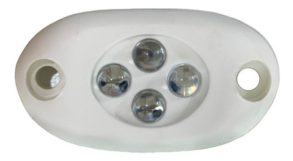 Luminaria Náutica Luz De Cortesia Com 4 Led Branco 12v 1