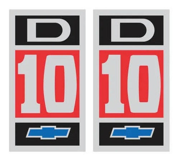 Par Emblemas Insignias Adhesivos  Chevrolet D10 1 Par Emblemas Insignias Adhesivos  Chevrolet D10 1