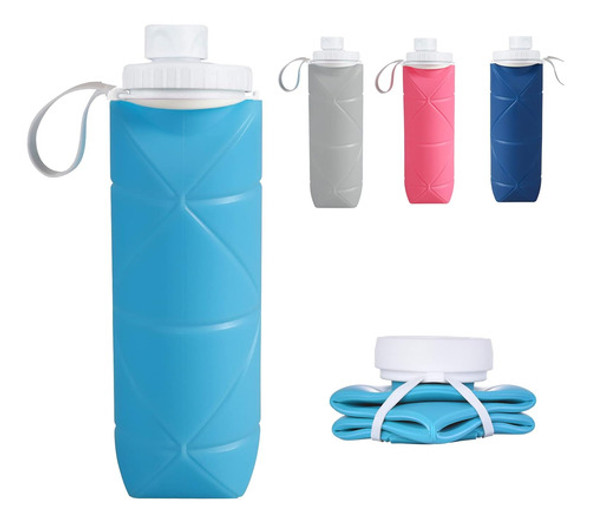 Botella Agua Plegable Para Viaje Actividades Aire Libre 0 Botella Agua Plegable Para Viaje Actividades Aire Libre 0