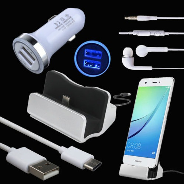 Dock Y Cargador De Coche Cable Tipo C Auriculares Para Samsu 1