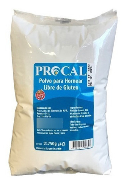 Polvo De Hornear Procal X750 G S/ Tacc 0