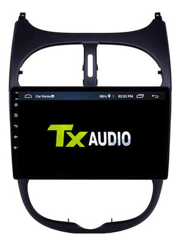 Radio Multimedia P9 Peugeot 206 B/f 2gb+32gb 0