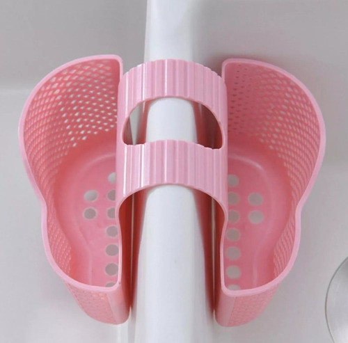 Porta Esponja Colgante Doble Bacha Cocina Con Drenaje Mli 1