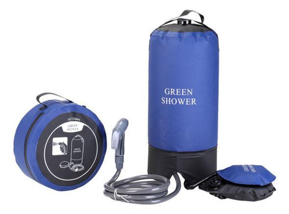 Bolsa De Banho Inflável Leve Com Bomba De Pé 0