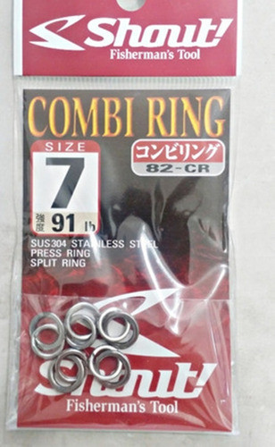 Anillas Dobles Shout N°7 Resistencia 91 Lbs Ideal Jigs 1
