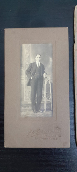 Antiguas Fotos Hombres Buenos Aires  Circa 1900 Lote X 3 1