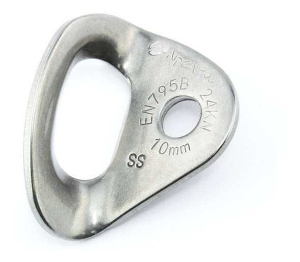 Chapeleta De Aço Inox 10mm 24 Kn Escalada Alpen Pass 0