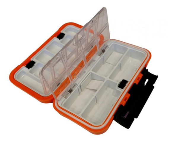Caja Organizadora De Pesca Para Mosca Abs Resistente 16x9cms 0