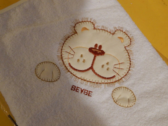 Toallon De Bebe Bordado Unisex  Niño/a Articulo Nuevo 0