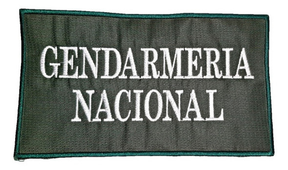Badana Bordada Gna Gendarmería Nacional Argentina Chica 0