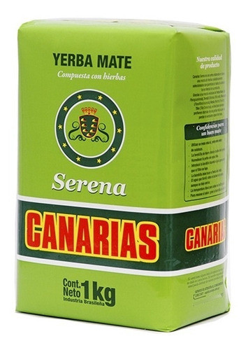 Erva Mate Chimarrão Uruguaia Canarias Serena Pura Folha 0