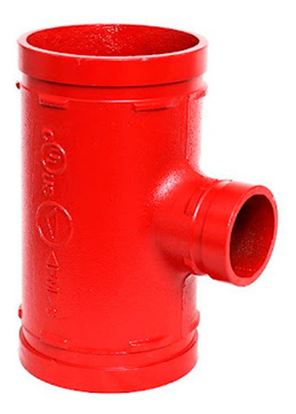 Tee Reducida Ranurada 3*1 Para Instalaciones Incendio 0