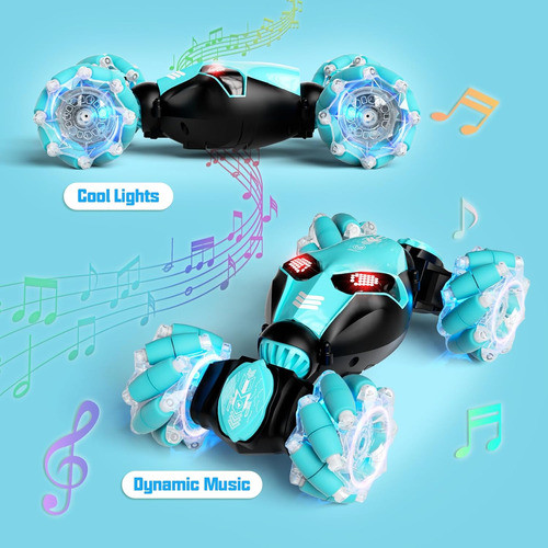 Coche Acrobático Ctrl Remoto 4wd. Luces. Regalo Para Niños. 1