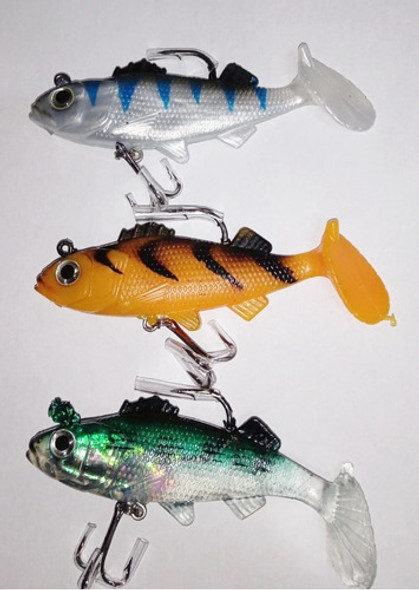 Set De  Pesca   20 Señuelos  12 Cucharas + 8 Siliconas 1