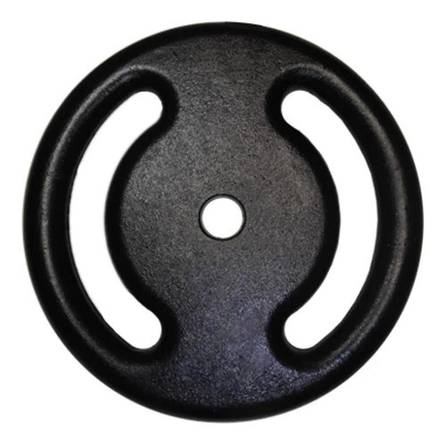 Anilha 3kg Pintada Vazada - Preto 0