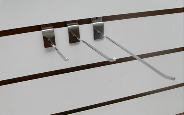 Gancho Reforzado Placa Ranurada 25 Cm - Pincho (10 Unidades) 1