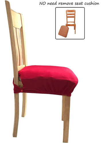 Mocaa Chair Seat Covers Pack De 2, Extraíble Stretch Dining 1