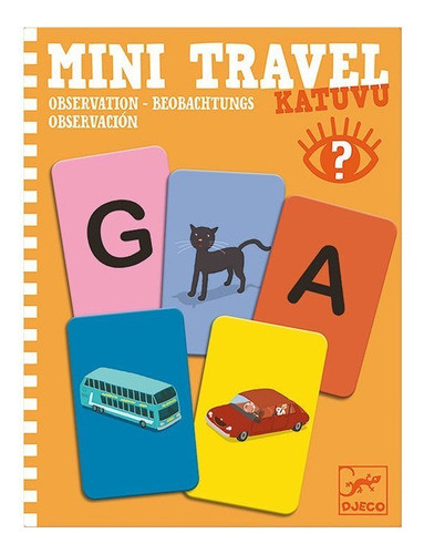 Mini Travel Katuvu Juego Cartas Djeco Memoria/imaginación +4 0