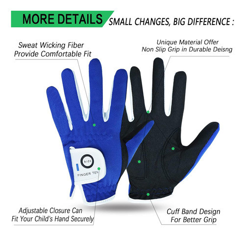 Finger Ten 2017 Guante Golf Niños Mano Derecha Talle S 1