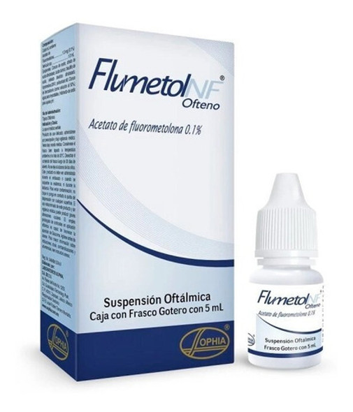 Flumetol Nf® Ofteno 5ml (fluorometolona) | Gotas Oftálmicas 0
