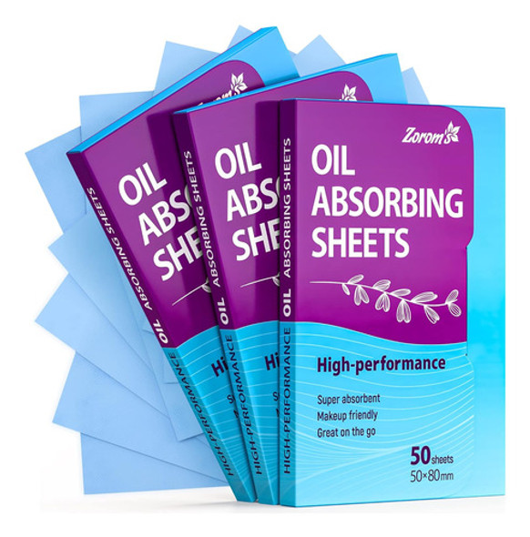 Papel Absorbente Facial Para Piel Grasosa, 3 Paquetes X 150 0