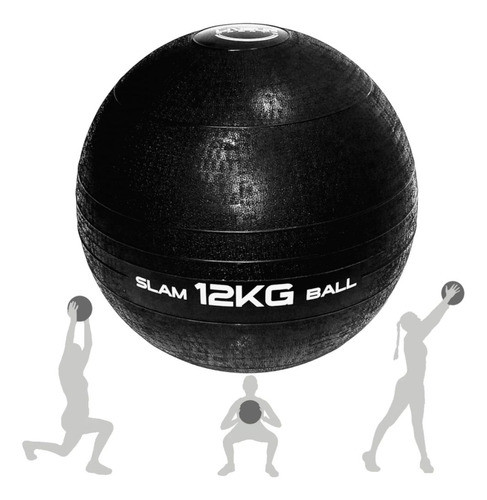 Bola De Peso Slam Ball Para Cross Fit 12kg Liveup 0