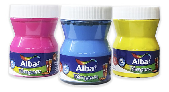 Temperas Alba Potes Colores Cromaticos 200 Ml 0