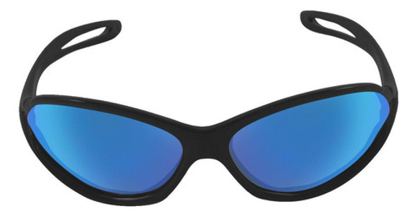 Modelo Spy 39 - Open Preto Fosco - Lentes: Azul 1