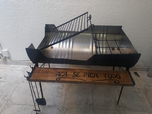 Parrillero Medio Tanque Desmontable Con Dedicatoria !!!!!!!! 1