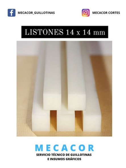 Listón Varilla Para Guillotina Dasa 600 Y Dasa 800 0 Listón Varilla Para Guillotina Dasa 600 Y Dasa 800 0