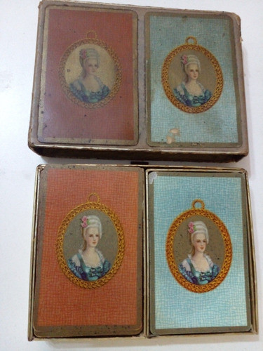 Antiguos Mazos De Naipes De Póker Era Victoriana. 1