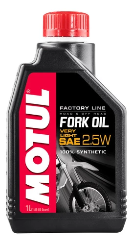 Kit Motul Fork Oil Factory Line 2.5w Very Light 2 Litros 1