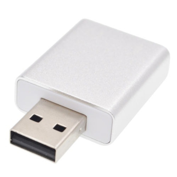 Plata Usb 2.0 Externa 7.1 Canales 3d Virtual Audio Sonido Ad 0