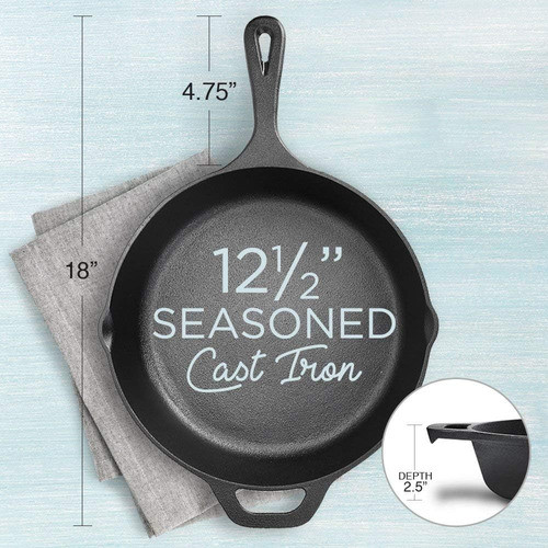 Sartén Fresh Australian Kitchen Hierro Fundido Curado 12.5in 1