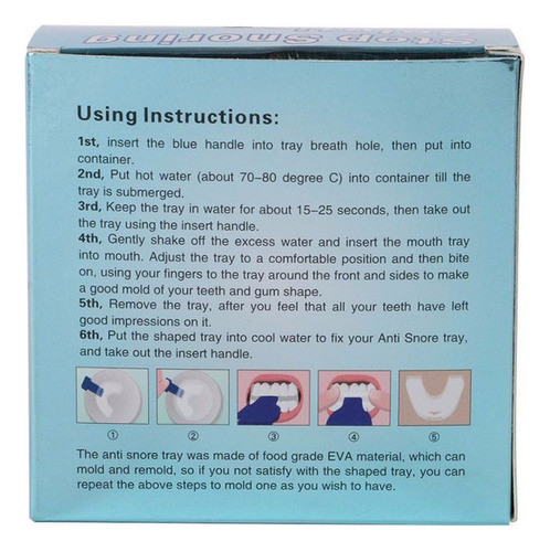 Aparelho Moldavel Tratamento Ronco Apneia Hipopneia 0