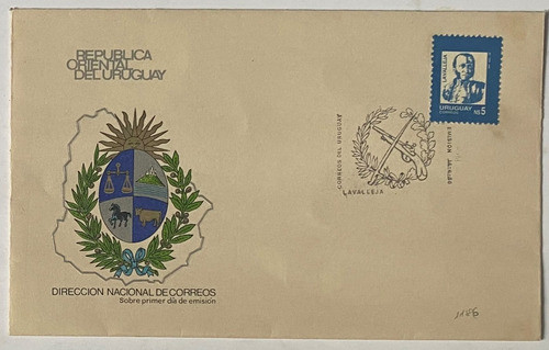 Sobre Primer Día, 1986, Lavalleja, 1186 Sp5 0