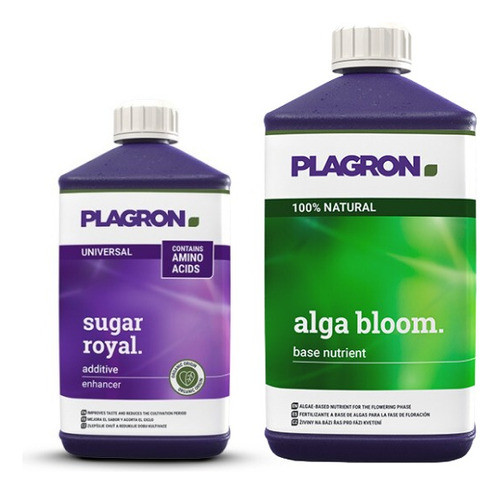 Alga Bloom 500ml + Sugar Royal 250ml Plagron Combo Floracion 0