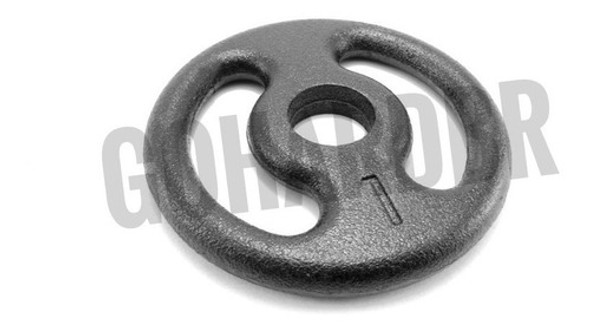 Kit Anilhas Vazada Pintada C/ 20kg Musculação 1
