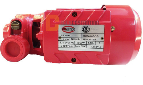 Electromba Presurizadora 1/2 Hp Caudal 36 Lts/min Banmotors 1