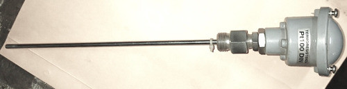 Pt100 Din Termoresistenza P/ Medición Vastago 6x260mm 1/2bsp 1