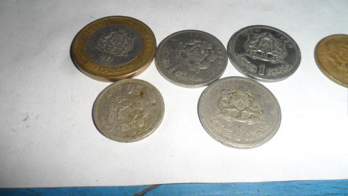 6 Monedas Marruecos 1