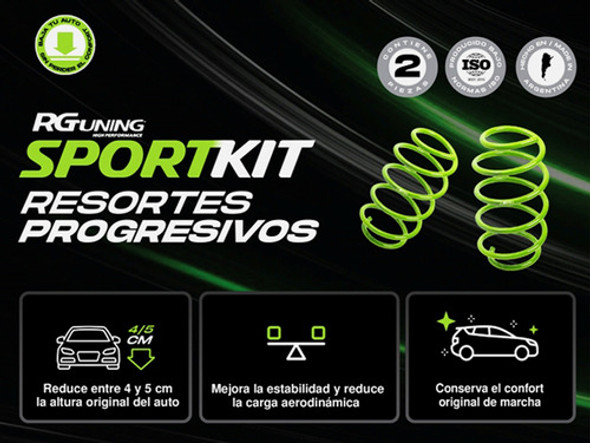 Espirales Progresivos Vw Saveiro G5 Rg Sportkit X4 1 Espirales Progresivos Vw Saveiro G5 Rg Sportkit X4 1