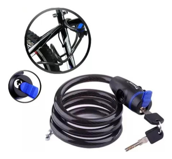 Trava De Cabo Grosso Para Carro/moto 0 Trava De Cabo Grosso Para Carro/moto 0